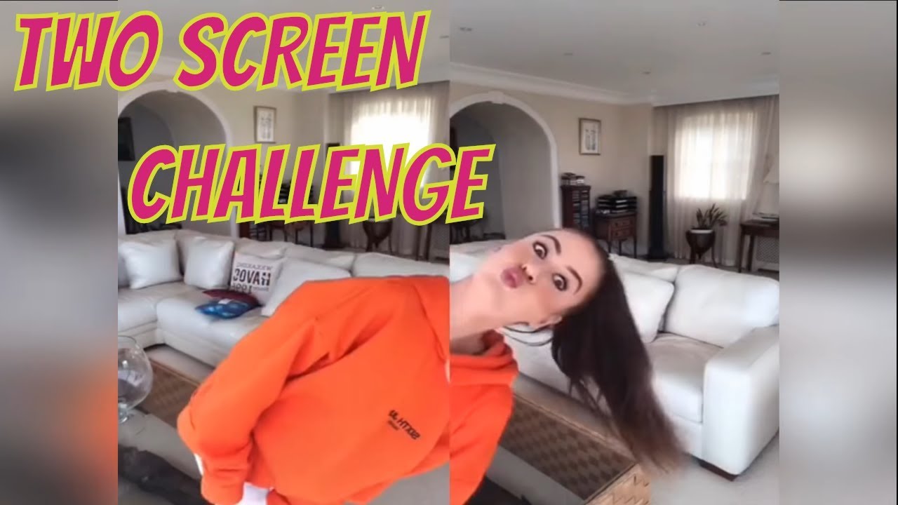 ♦️Two Screen Challenge Musically Compilation 