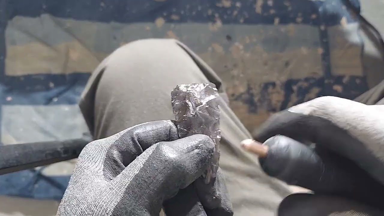 Rainbow obsidian slab part 2