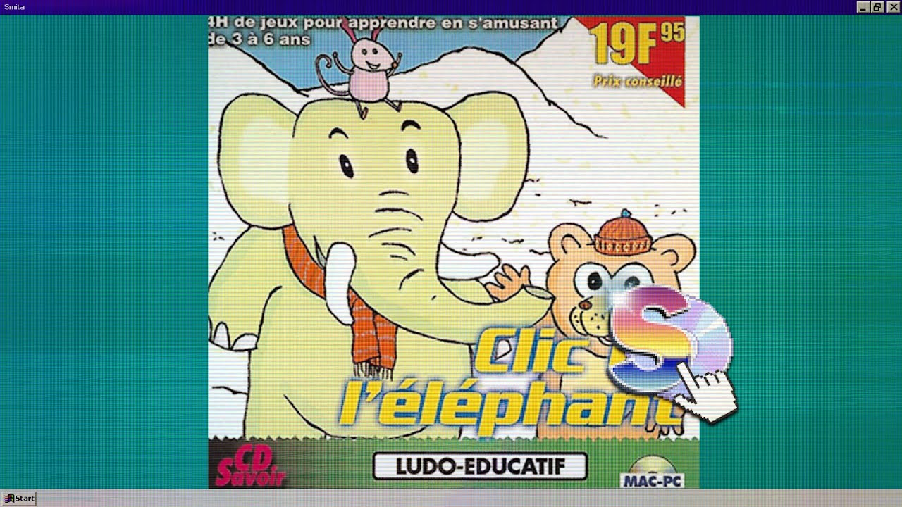 Clic et l'&eacute;l&eacute;phant | CD-ROM jeu pc complet