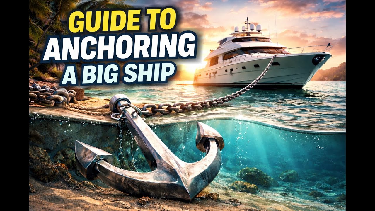 How to Anchor a Big Ship | Complete Practical Guide I Merchant Navy Exam