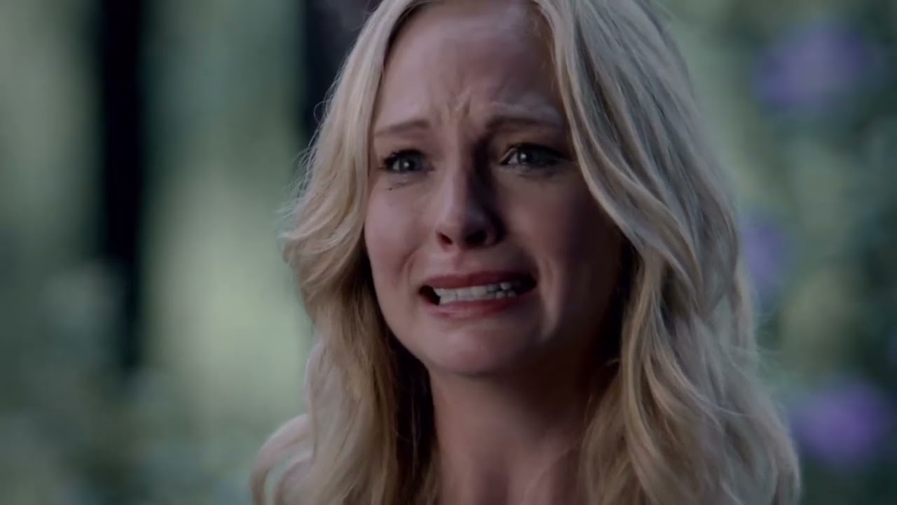 sad caroline forbes