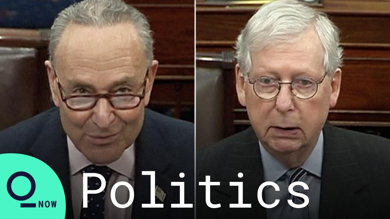 Schumer, McConnell Spar Over Biden's Covid Stimulus Bill on Senate Floor