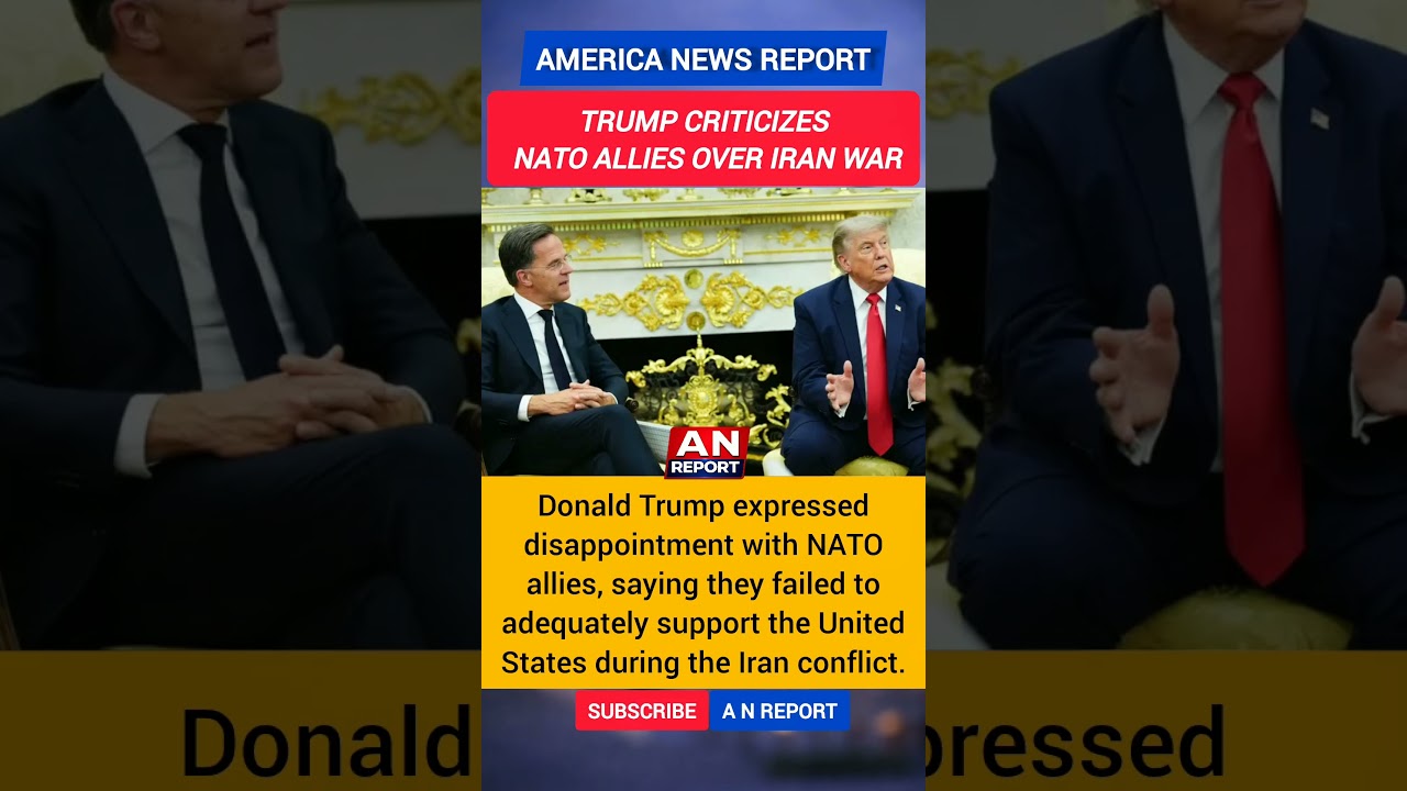 Trump Blasts NATO Allies Over Iran War | 