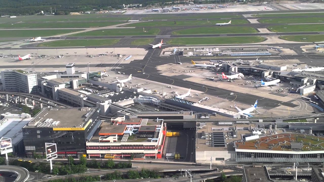 Aterrizando en Frankfurt