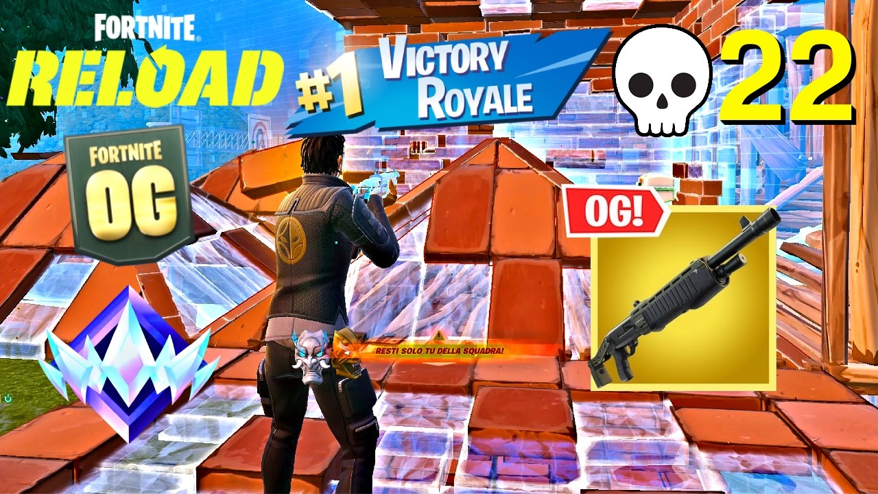 OG Fortnite Reload | 22 Elimination Duo Unreal Gameplay (Keyboard & Mouse)