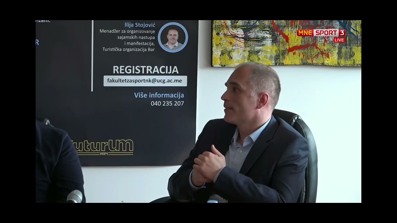 Prof. dr Stevo Popovic - Panel o razvoju esporta na UCG