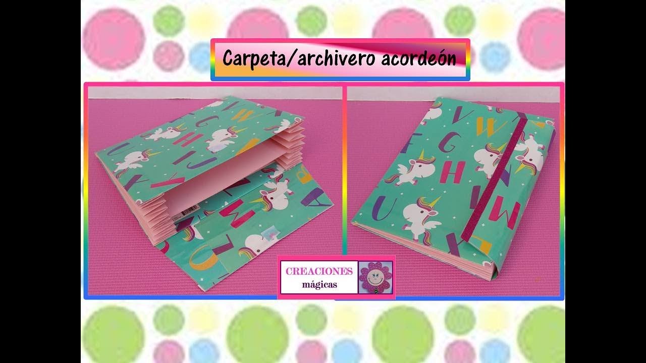 ♥♥Carpeta/Archivero acordeón♥Creaciones mágicas♥♥