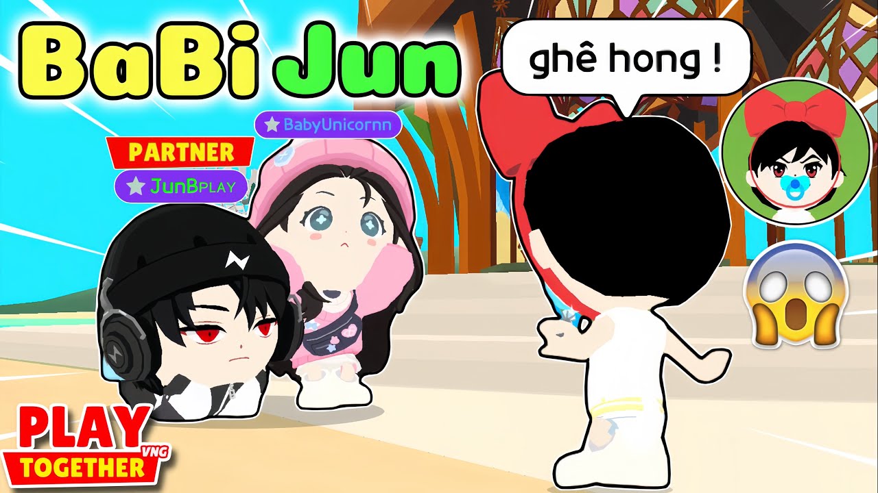 Play Together | Mình Đã Bí Mật Hoán Đổi Thành BaBy Jun Lấy Gói Đồ Mới Của Uni