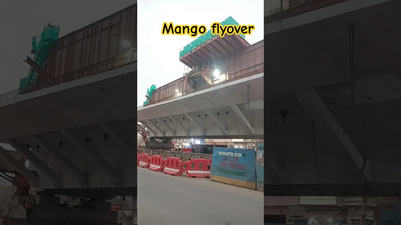 Jamshedpur 💥Me Flyover ka kam.#trending #construction #ytshorts #constructionequipment  #youtube