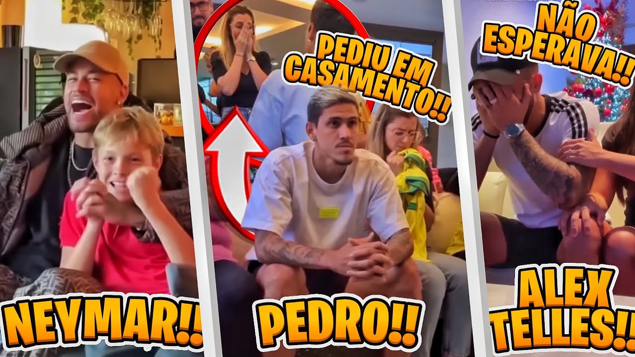 A REAÇÃO EMOCIONANTE DOS JOGADORES CONVOCADOS PRA COPA DO MUNDO 2022!! TEVE ATÉ PEDIDO DE CASAMENTO!