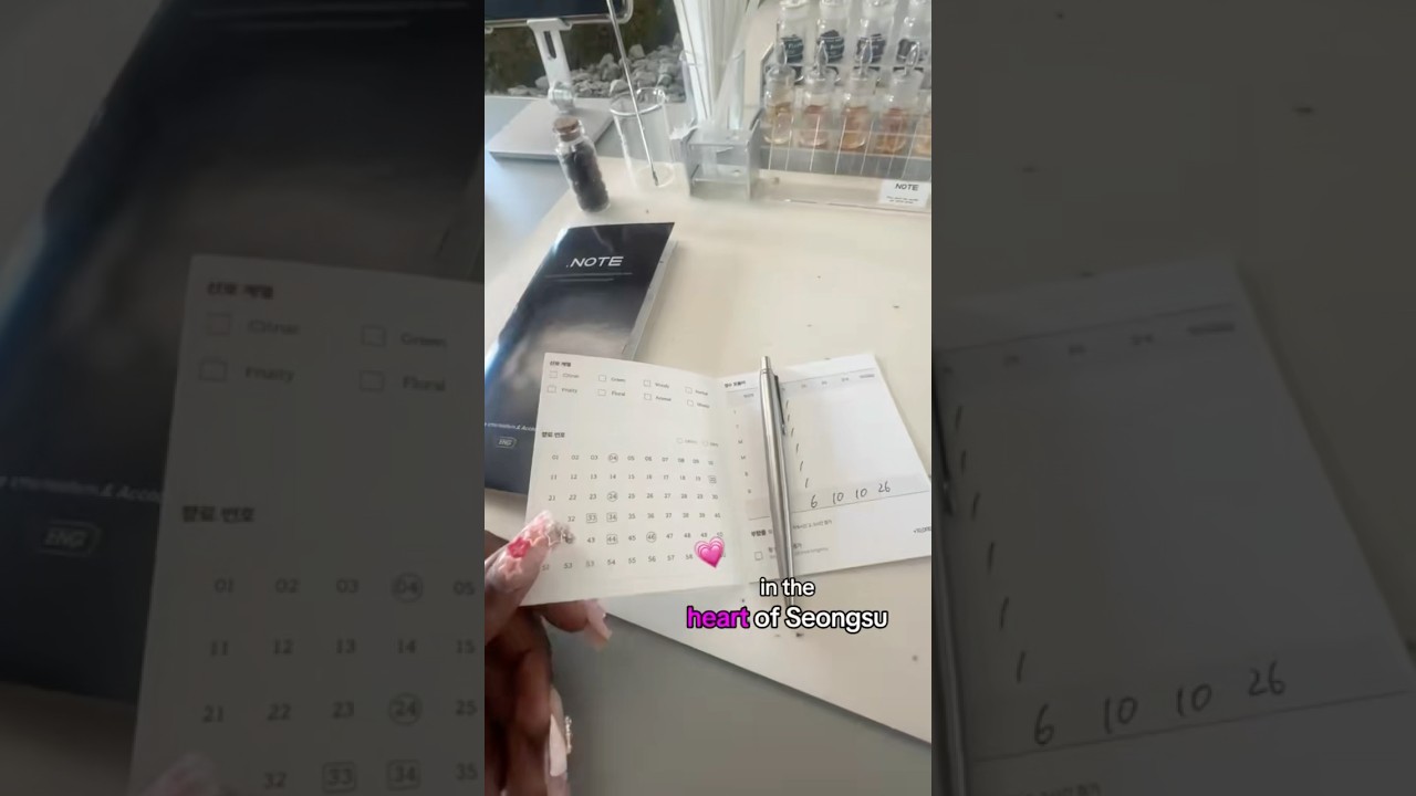 THINGS TO DO IN KOREA! perfume making