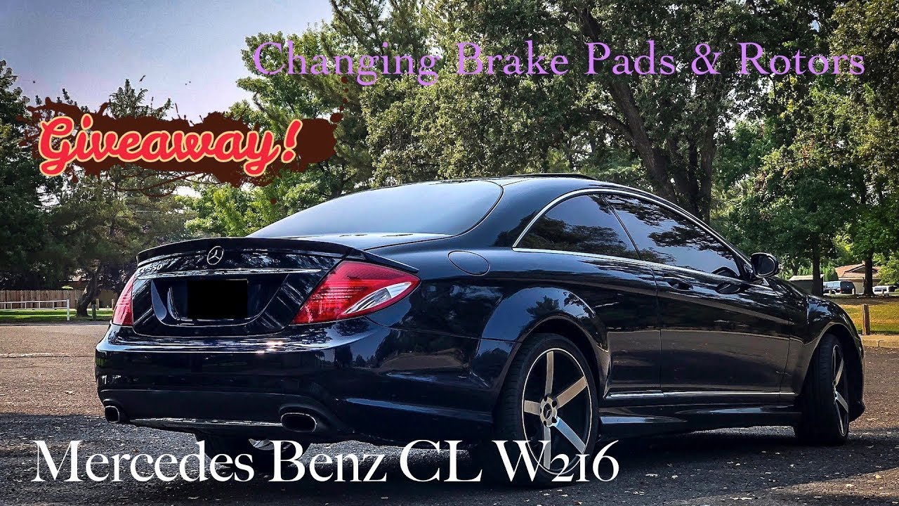 Change Brakes on Mercedes CL550 W216 W221 S550 | MrCarMAN