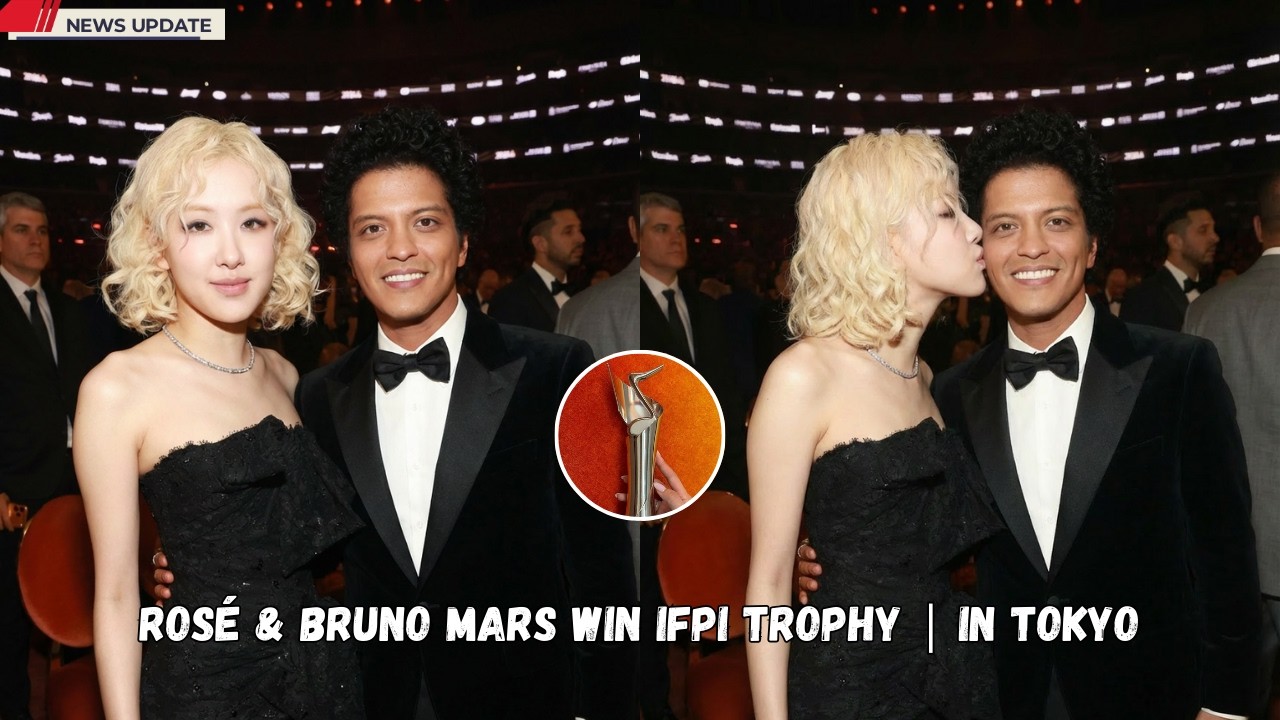 ROSÉ & Bruno Mars Win IFPI Trophy | In Tokyo