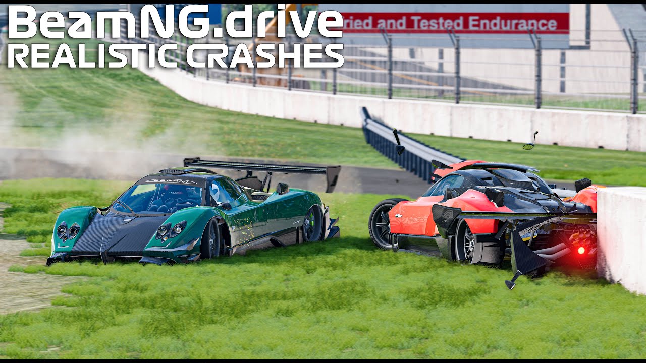 Realistic Motorsport Crashes #1 | BeamNG Drive