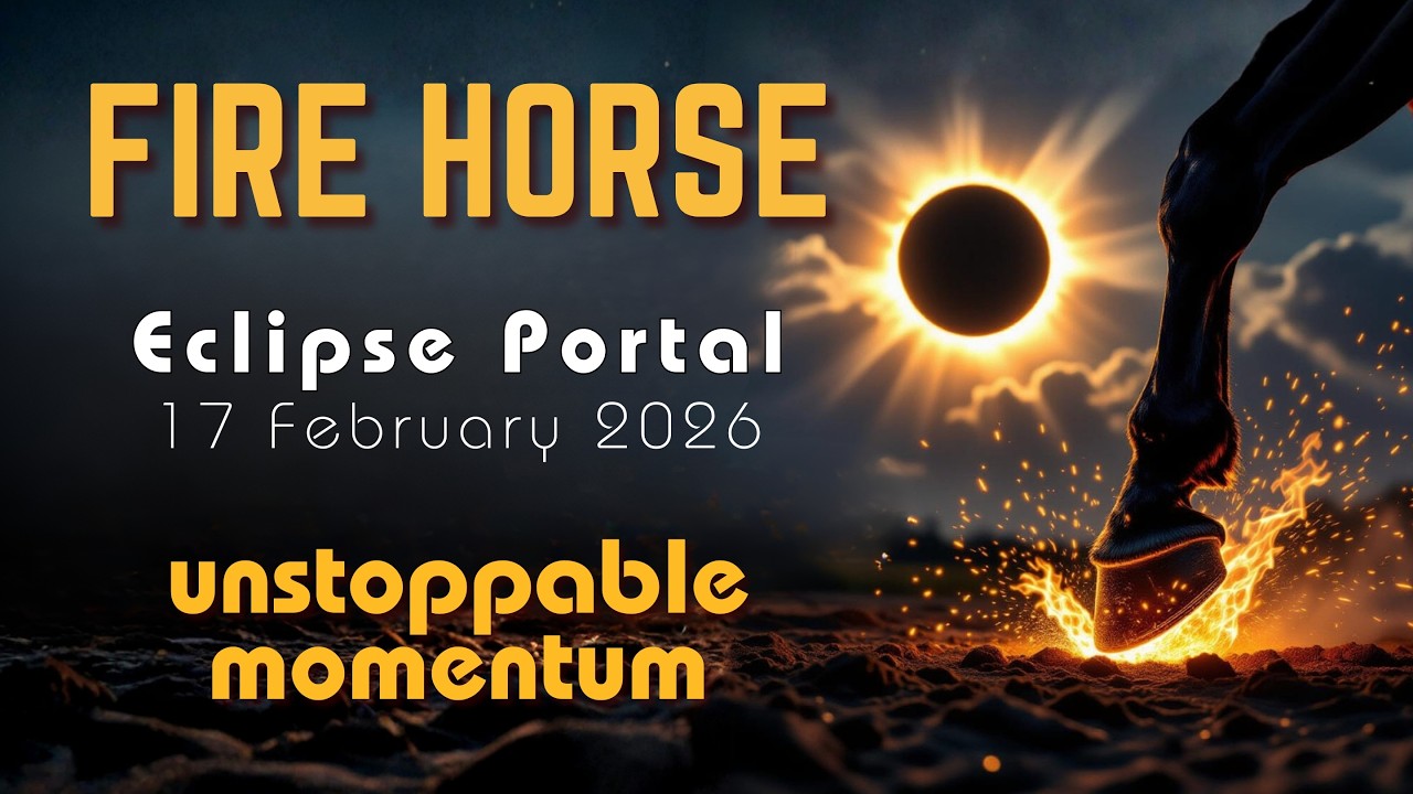 YEAR OF THE FIRE HORSE  ☆  Solar Eclipse Portal ☆ 17 February 2026 ACTIVATION AFFIRMATIONS