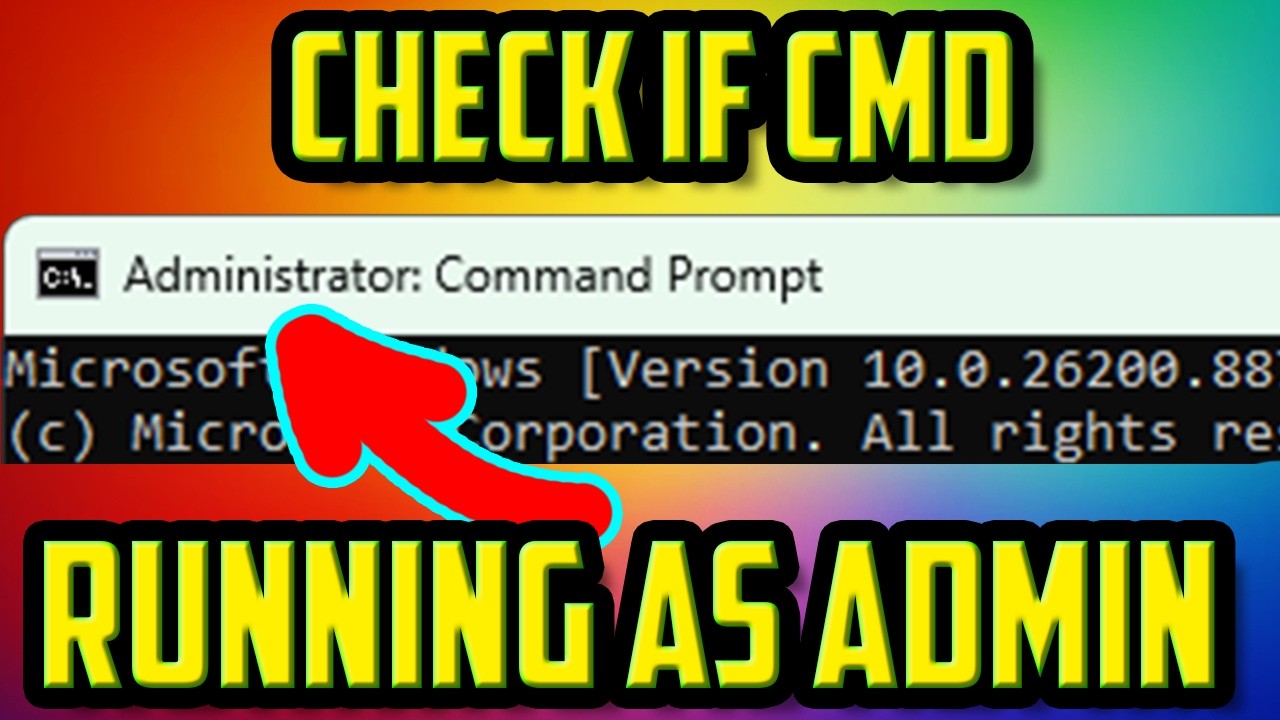 How To Check If CMD Is Running As Admin Windows 11 (EASY)