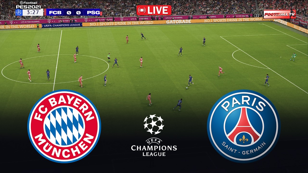 🔴BAYERN MUNICH vs PSG - UEFA Champions League 2026 | Pes 21 Gameplay Simulation