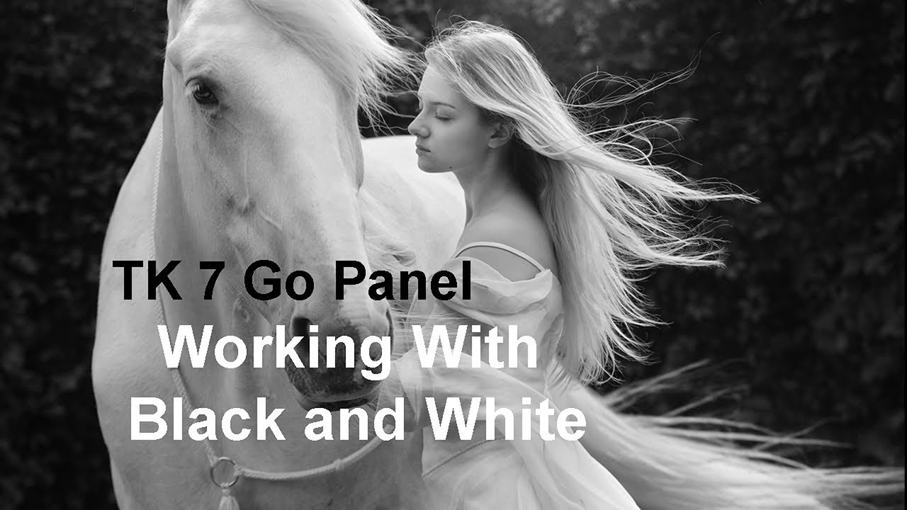TK7 GO PANEL:  Working With Black and White