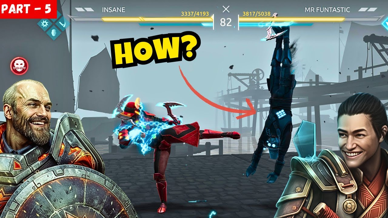 Unbelievable Moments 🥵 | Part 5 - Top Moves and Funny Fails in Shadow Fight 4 arena
