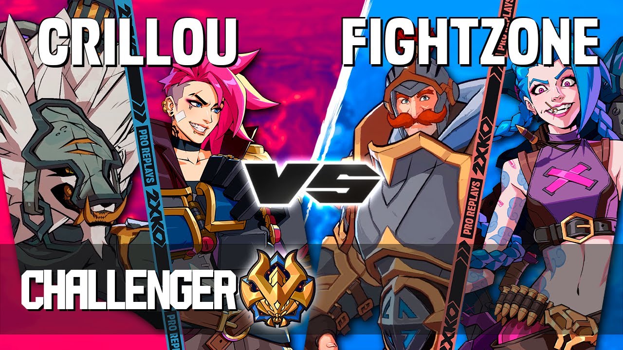 2XKO ▰ CRILLOU (Vi-Warwick) vs FIGHTZONE (Braum-Jinx) ▰ 2XKO Pro level replays