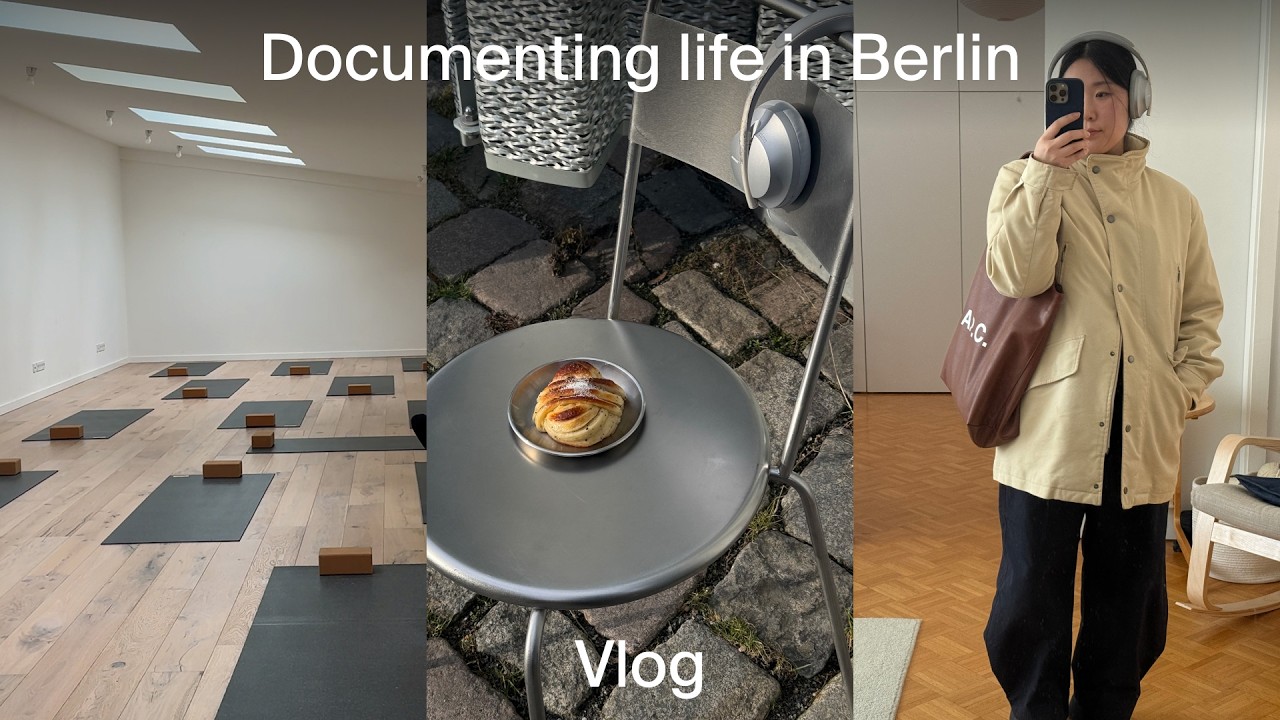 Berlin vlog. between winter & spring, cafes, yoga, food & everyday life