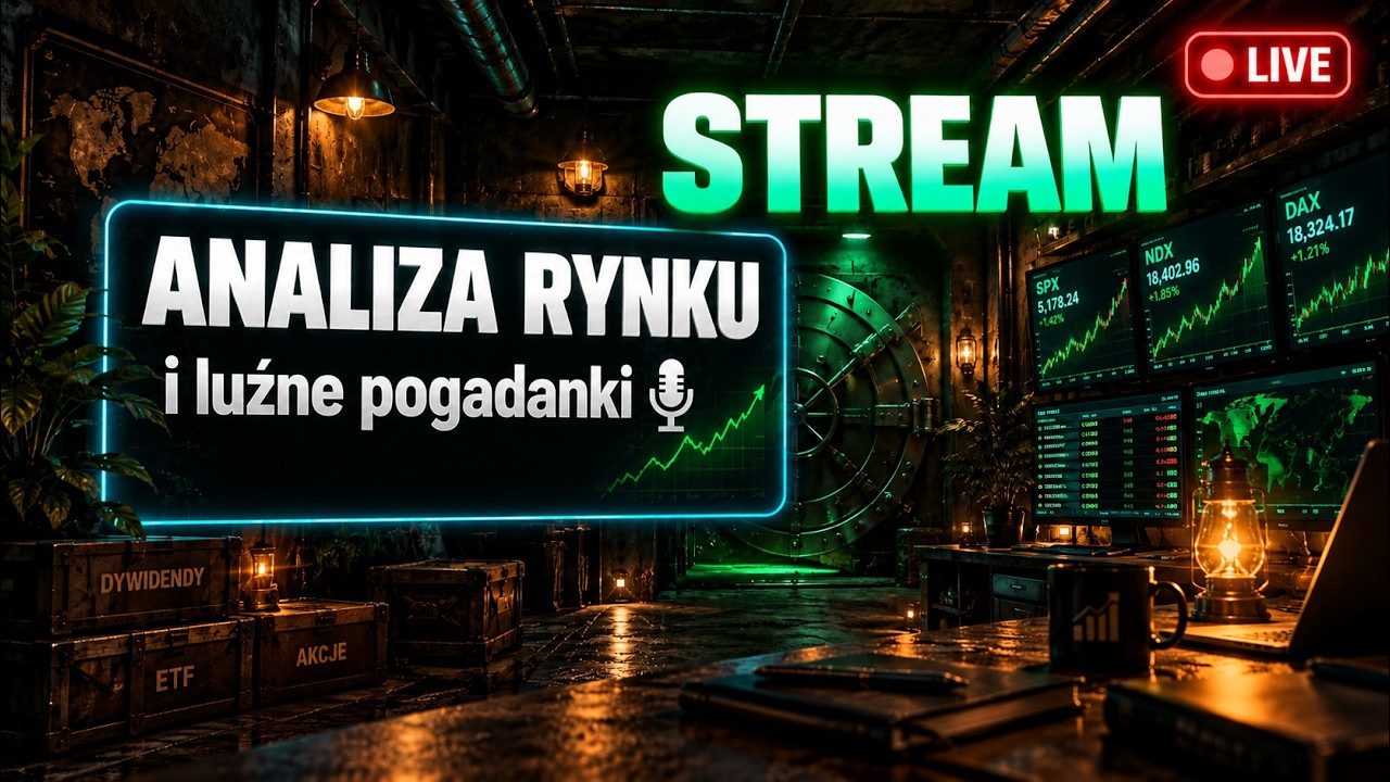 [LIVE] Przegląd rynku i sp&oacute;łek - luźne pogadanki z widzami