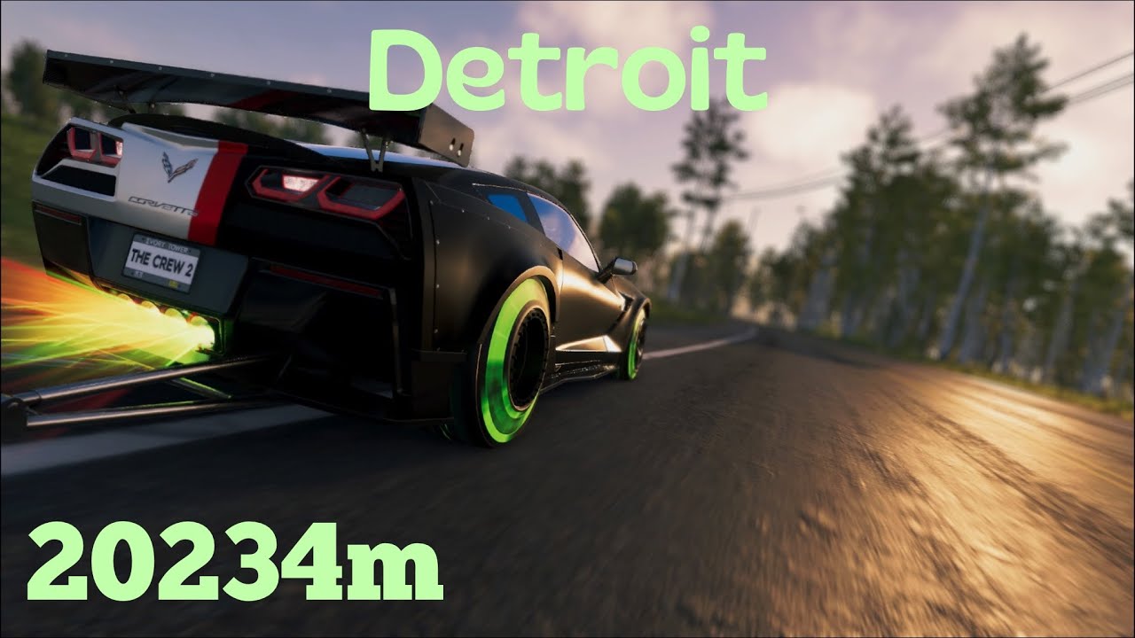 The Crew 2 | Detroit Escape [20234m] + Wheel Cam