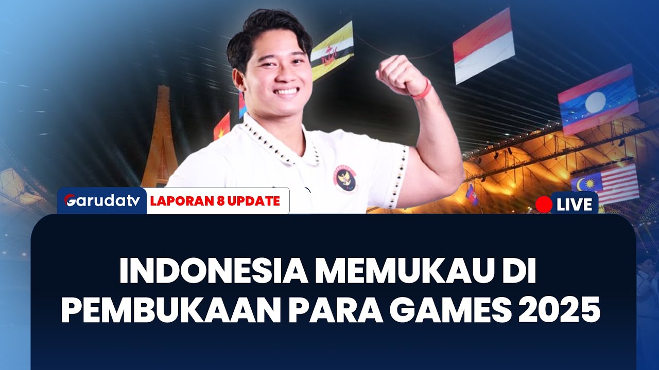 Berkibar di Thailand! Arib Dzaky Jadi Flag Bearer Indonesia di Pembukaan ASEAN Para Games
