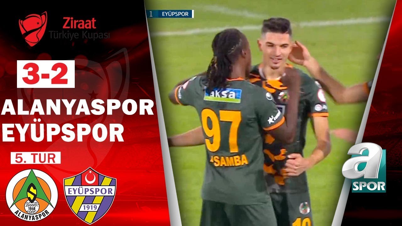 Alanyaspor 3 - 2 Eyüpspor  (Ziraat Türkiye Kupası 5. Tur Maçı) 21.12.2022