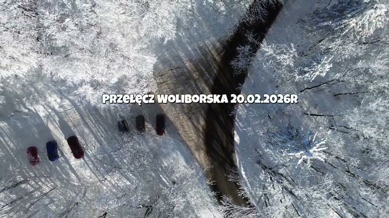 Przełęcz Woliborska z Drona 20.02.2026r I Dolny Śląsk z Drona #5