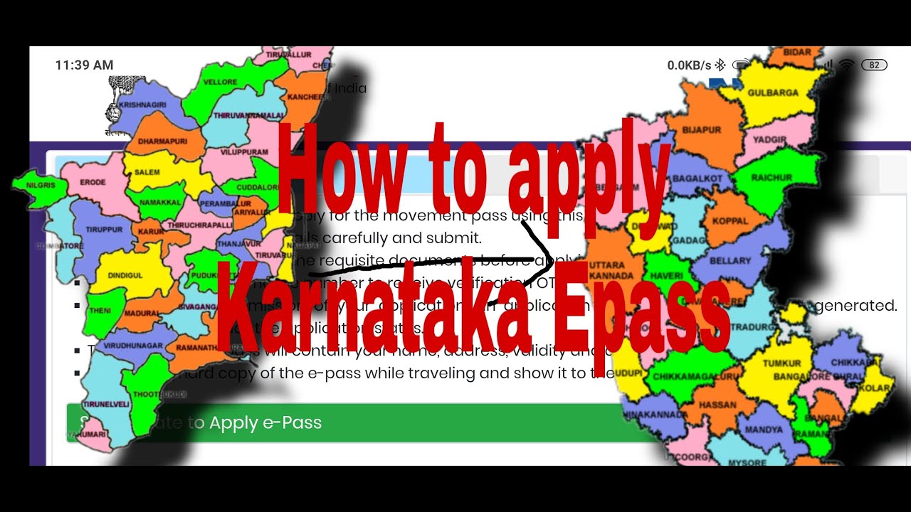 How to apply Karnataka Epass in Tamil||Travel from Tamilnadu||Travel from other states.