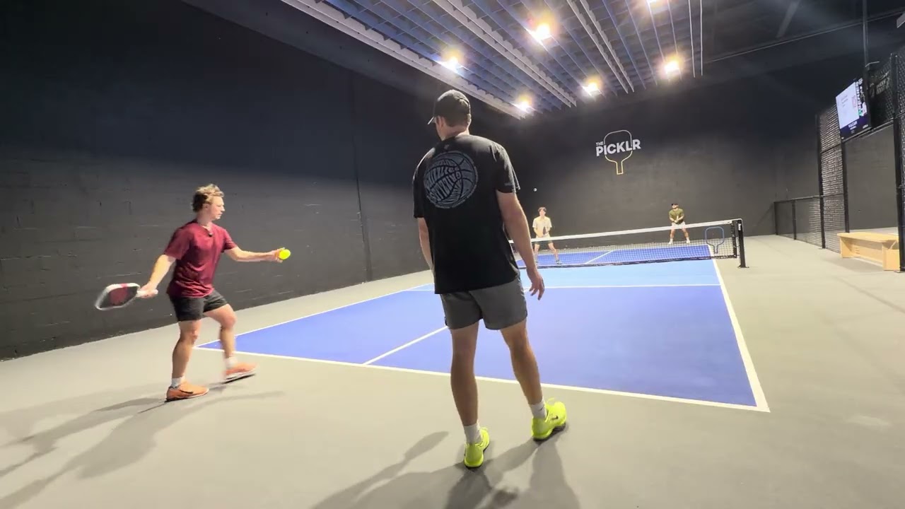 4.5 Pickleball. Left Side Control, Soft and Fast Hands and Smart Points! Dan/Wyatt vs Alain/Dylan