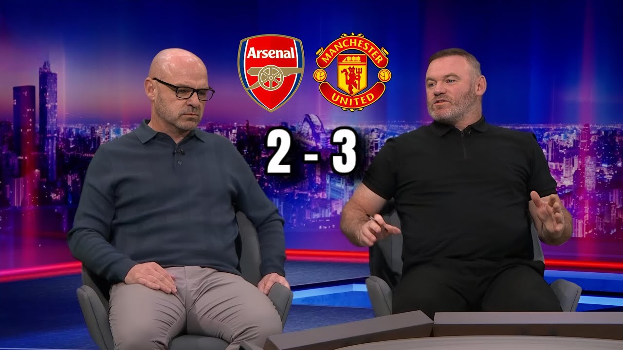 Wayne Rooney REACTS to Man United’s STUNNING 3–2 Win vs Arsenal | MOTD