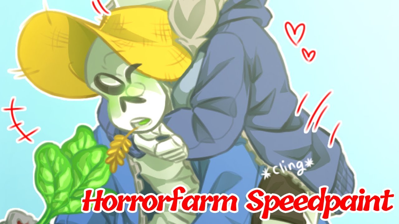 Horror x Farmer Ship Art Redraw || Undertale AU Speedpaint