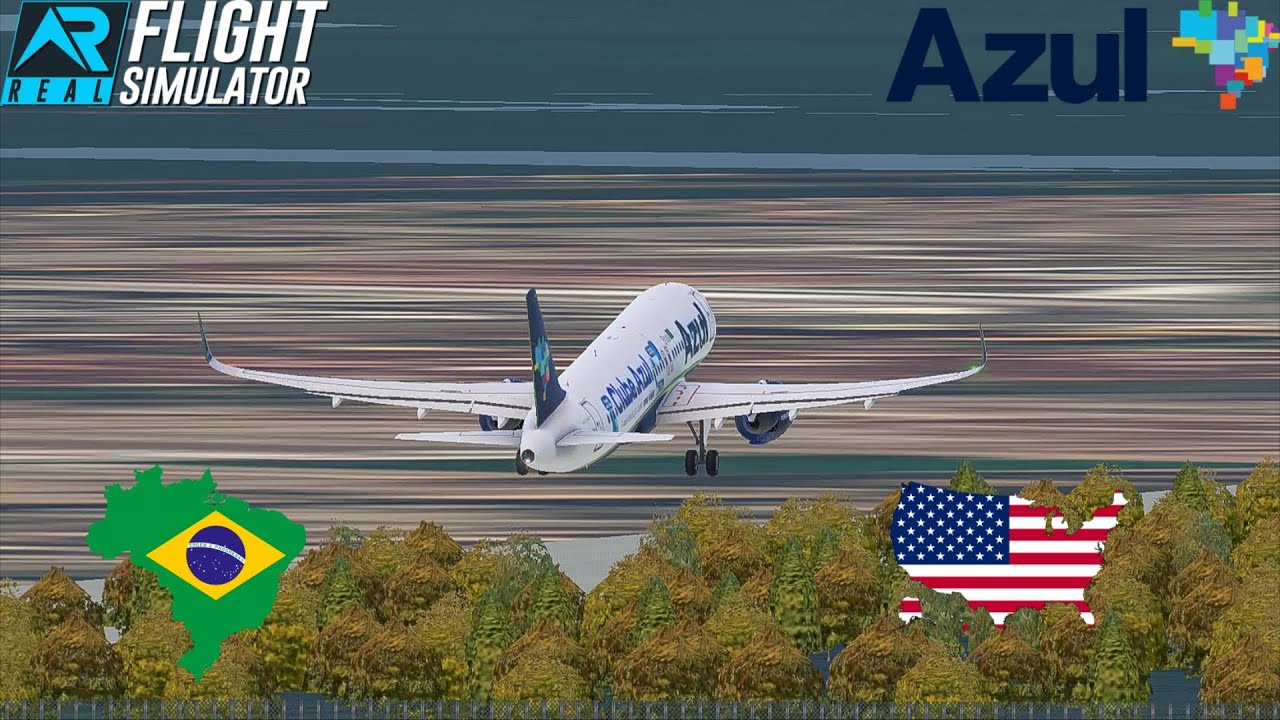 RFS - Real Flight Simulator | Белем (BEL) - Форт-Лодердейл (FLL) | Бразильская авиакомпания Azul