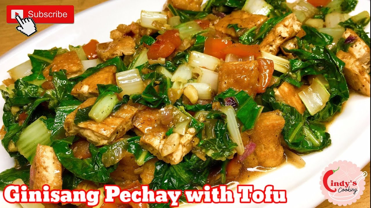 Ginisang Pechay with Tofu | Cindy's Cooking