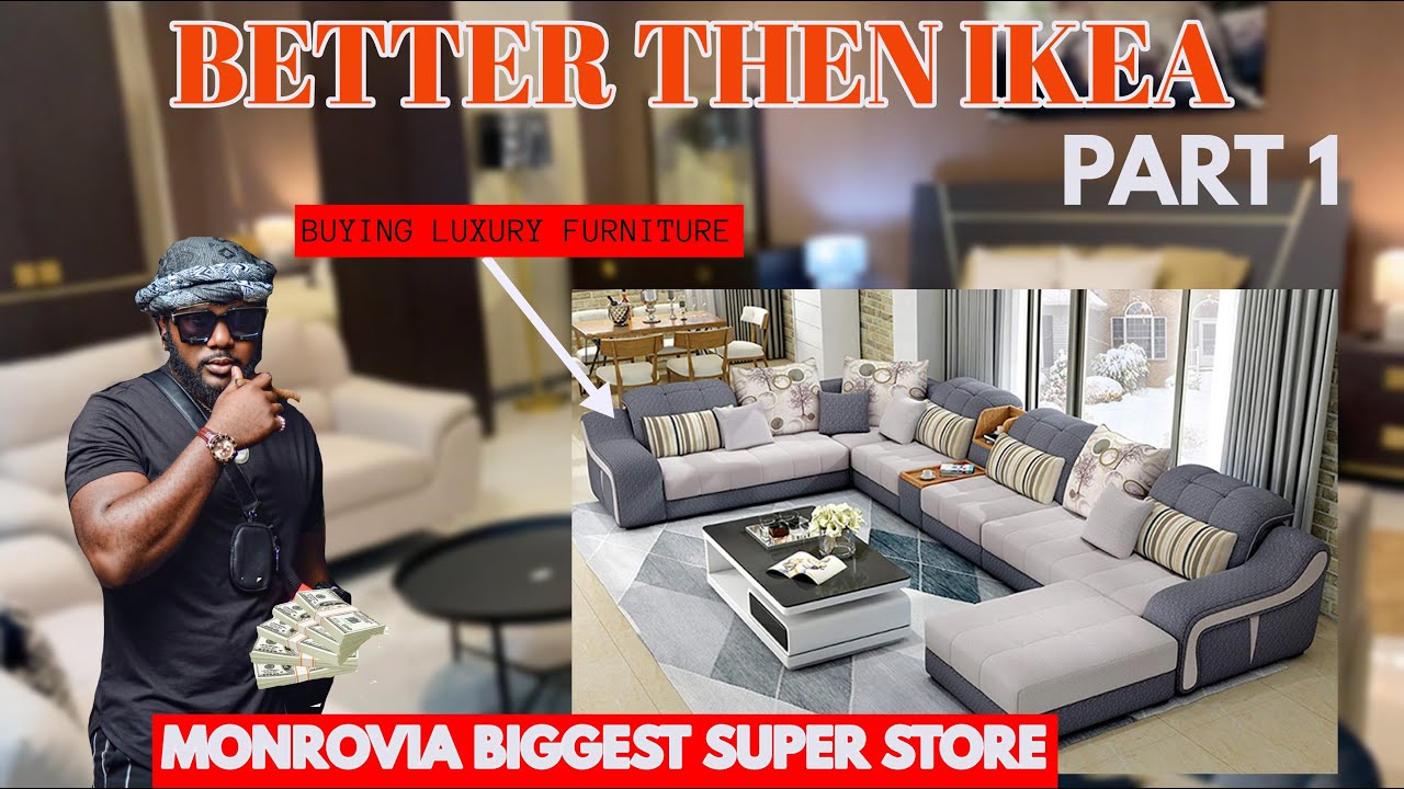 BIGGEST SUPERMARKET IN MONROVIA ( LETS GO LUXURY SHOPPING ) BETTER THEN IKEA