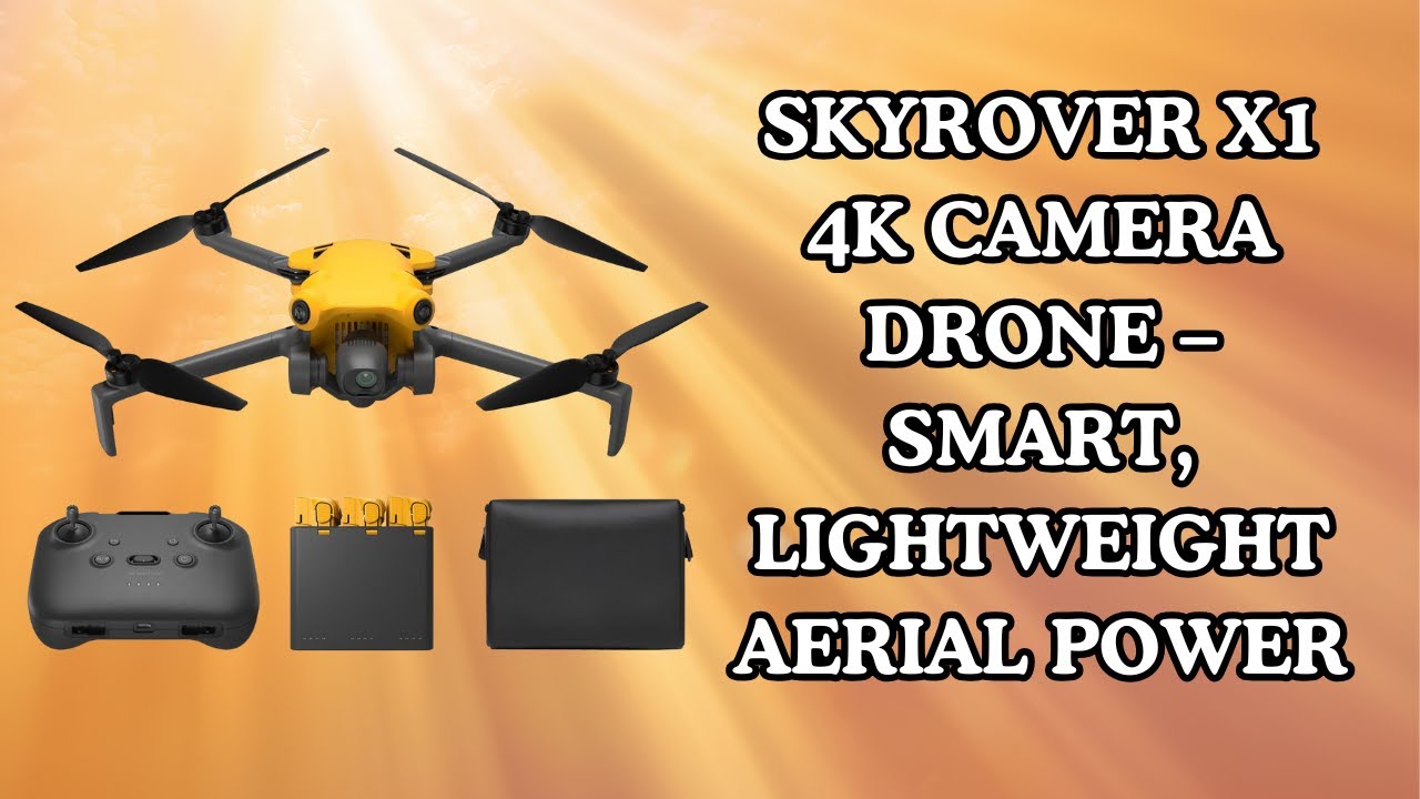 Best Travel Drone With Long Battery Life | SKYROVER X1 Hands-On Review