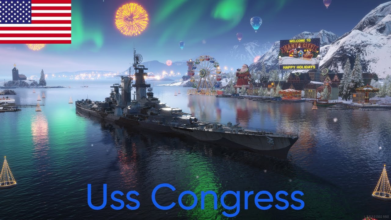 World of Warships Legends премиум-крейсер USS Congress