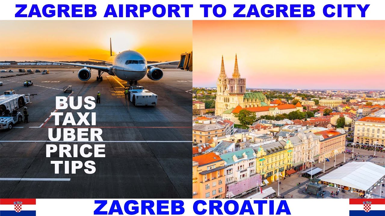 ZAGREB CROATIA AIRPORT TO ZAGREB CITY CENTER INFORMATION - BUS -TAXI - UBER - BOLT - PRICES - TIPS