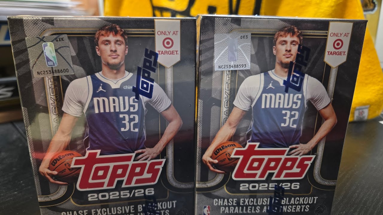 2025-26 Topps NBA Basketball Black Friday Target Exclusive Blaster Boxes x2🔥🏀🔥 Redemption Hit🔥🏀🔥