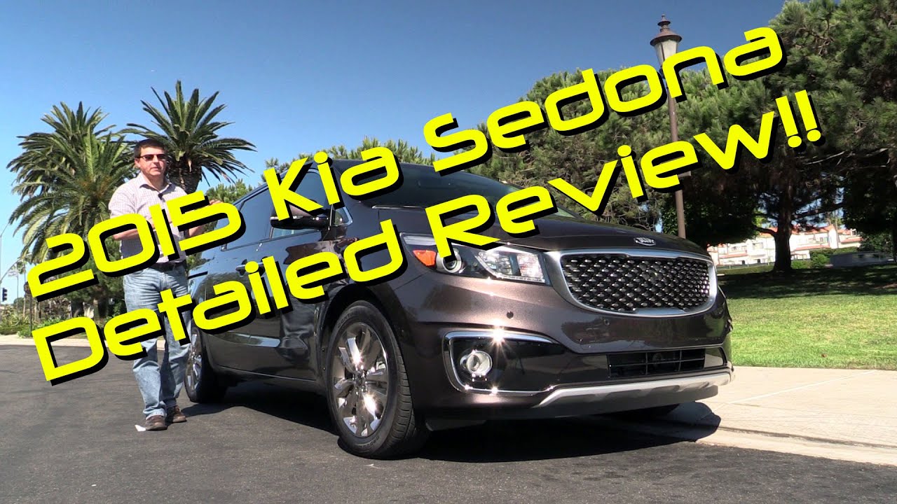 2015 Kia Sedona Detailed First Drive Review and Road Test