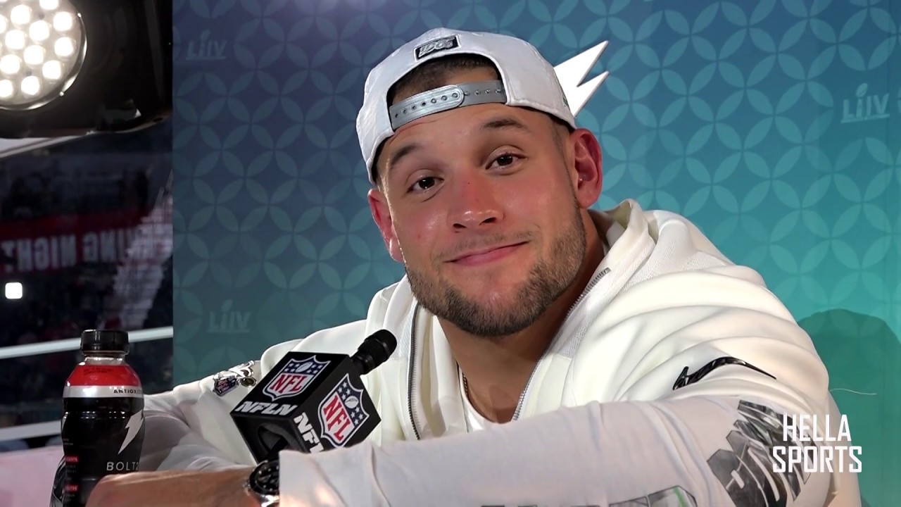 Super Bowl LIV Opening Night | San Francisco 49ers DE Nick Bosa