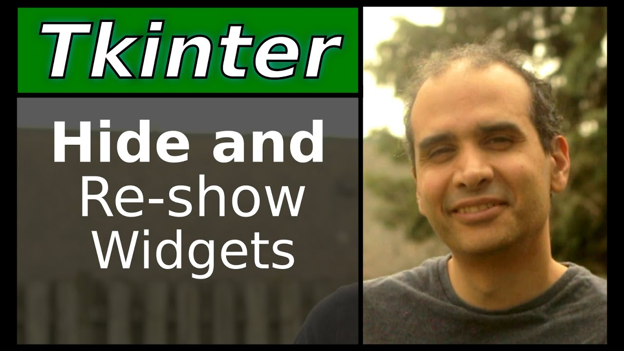 Tkinter -- Hide and re-show widgets