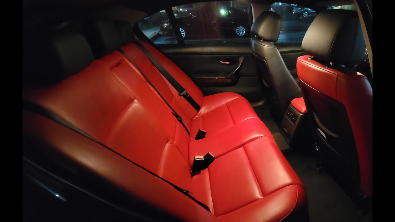 Как перекрасить кожаный салон автомобиля из черного в красный