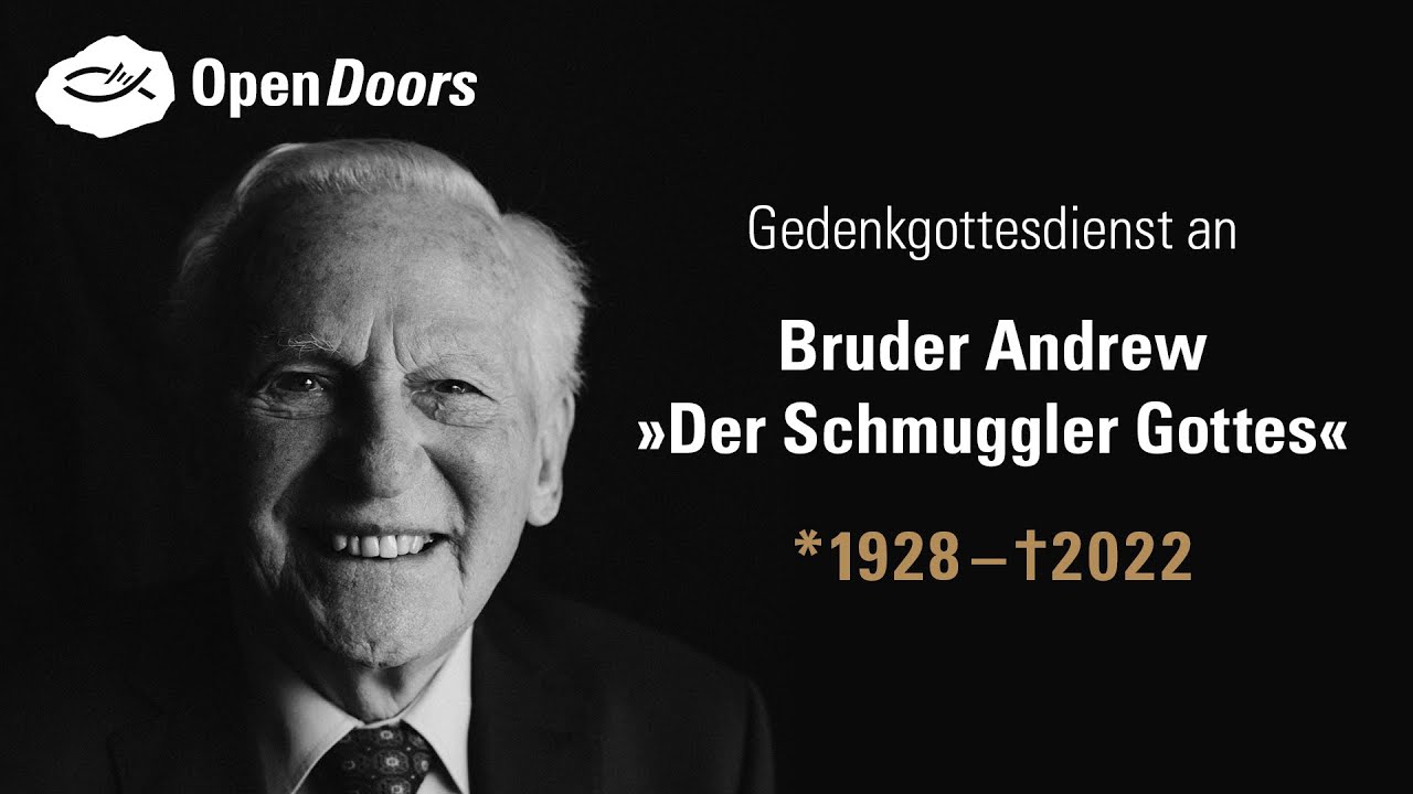Der Schmuggler Gottes &ndash; Gedenkgottesdienst an Bruder Andrew