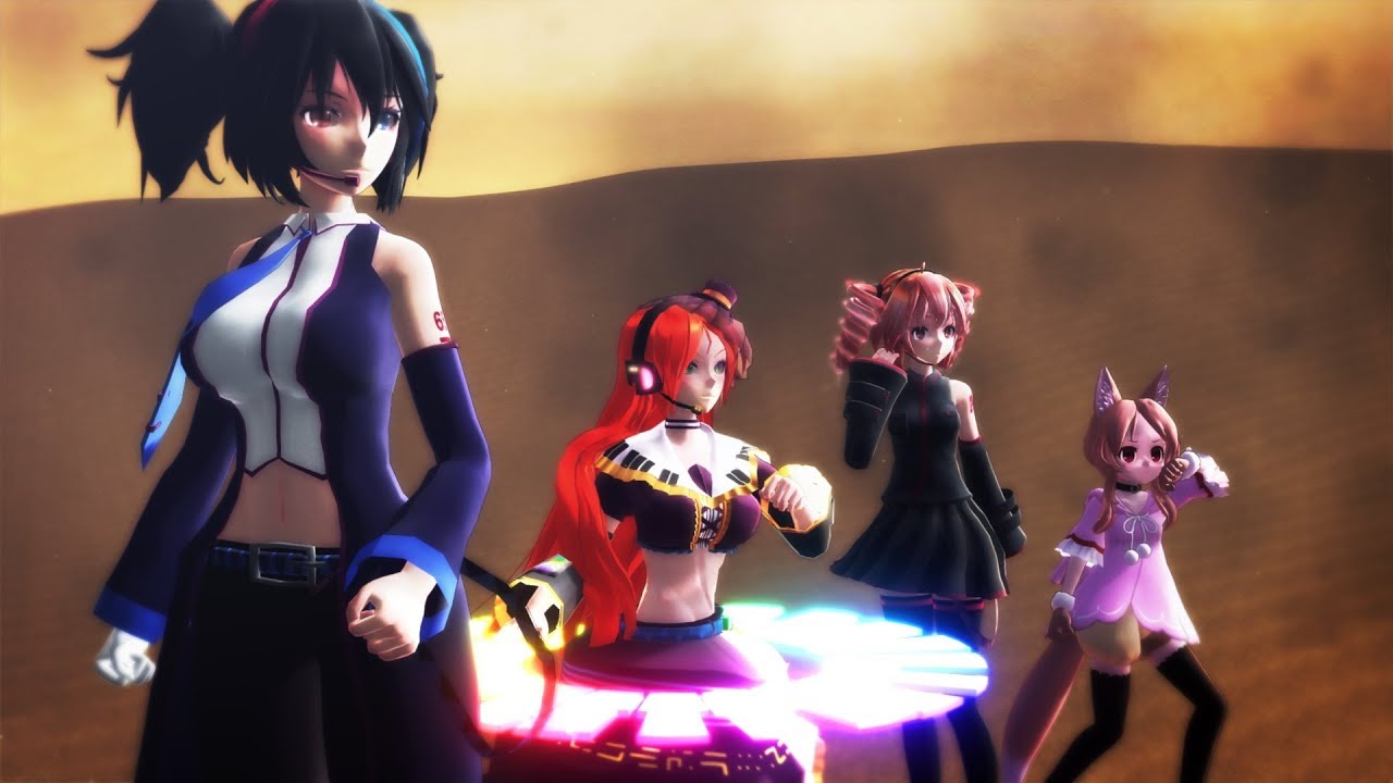 【 欲音ルコ・波音リツ・重音テト・櫻歌ミコ 】砂の惑星【UTAUカバ— +MMD 60FPS】