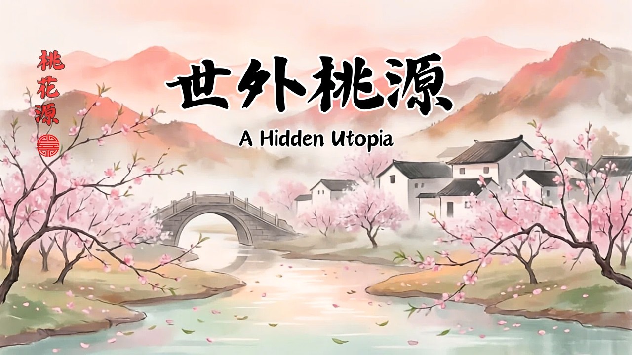 傳統中國風音樂 🌸世外桃源 (A Hidden Utopia) | 1 Hour Chinese Zen Music | 舒壓、靜心、品茗必聽 🍂 超好聽的竹笛與古箏演奏