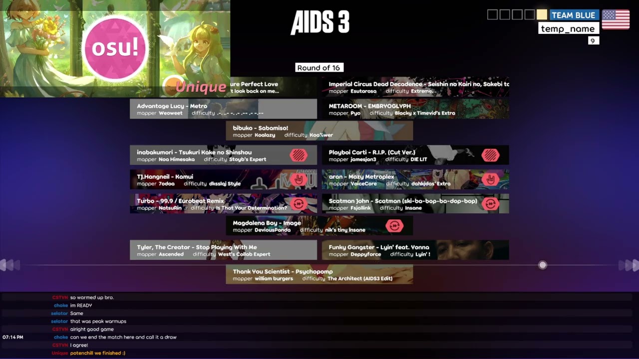 AIDS3 RO32: (celybi deranker 3) vs (we're so big and devious)