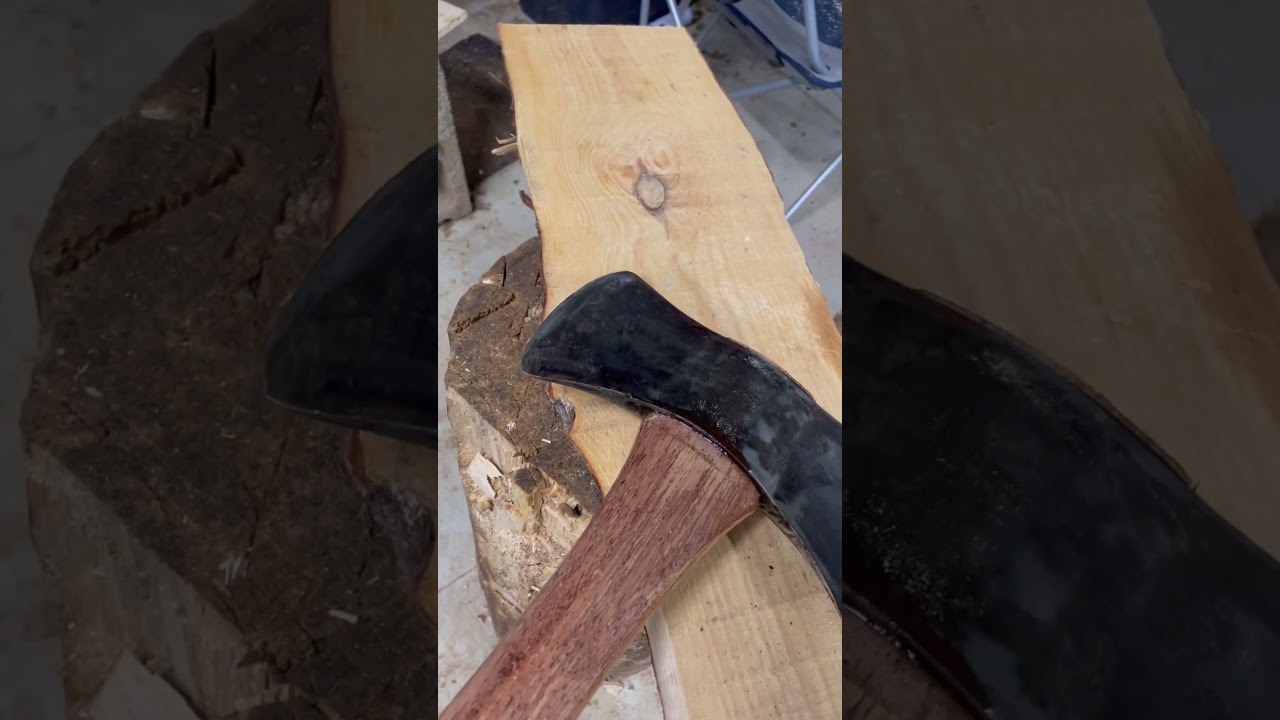 Double Bit Axe. #shorts #short #axes #double #axe #doublebit #sharp #cutter #hardwork #michelada